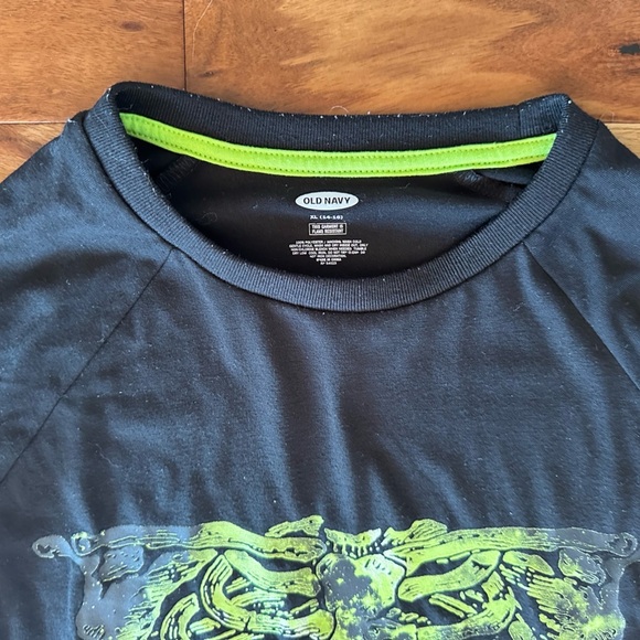 Old Navy Glow in the Dark Skeleton Long Sleeve Sleep Shirt size Youth XL - Picture 2 of 2